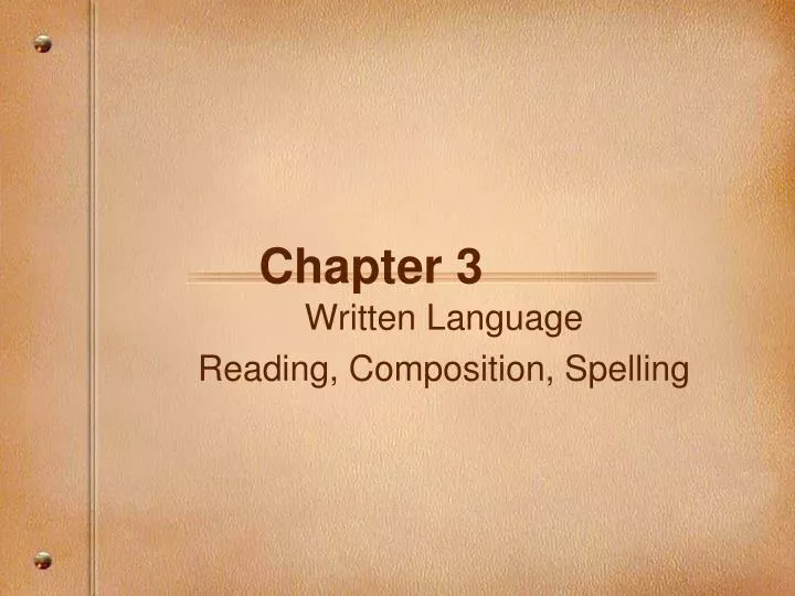 chapter 3