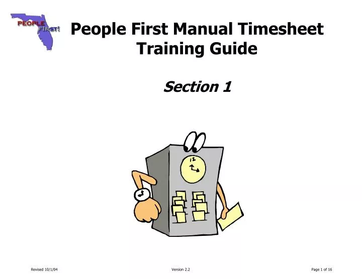 people first manual timesheet training guide section 1