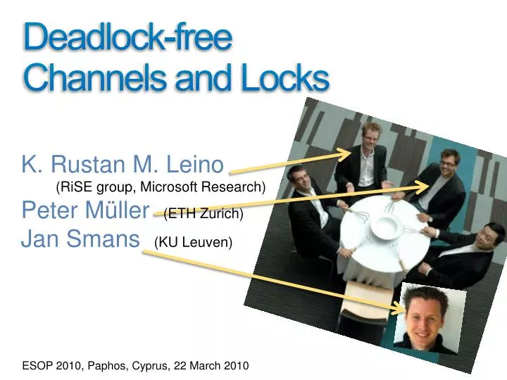 deadlock free channels and locks