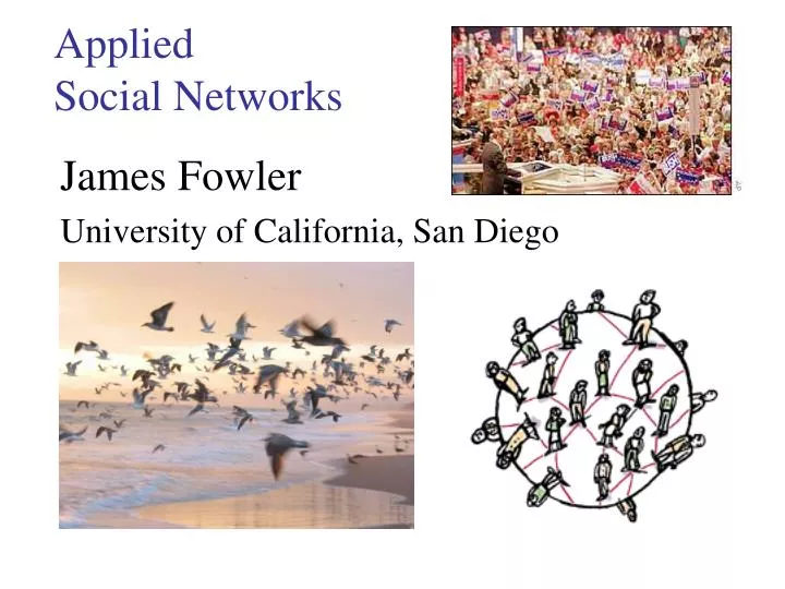 applied social networks