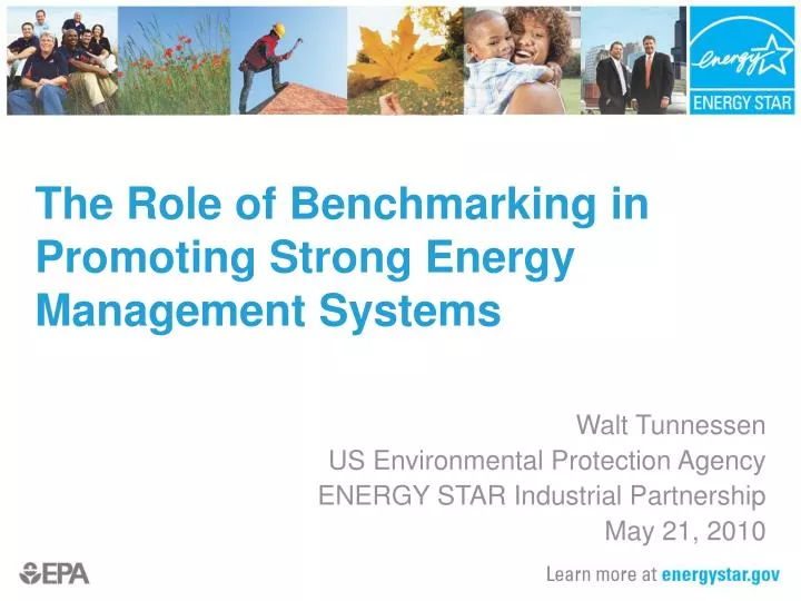 the role of benchmarking in promoting strong energy management systems