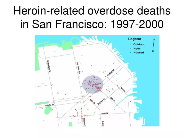heroin related overdose deaths in san francisco 1997 2000