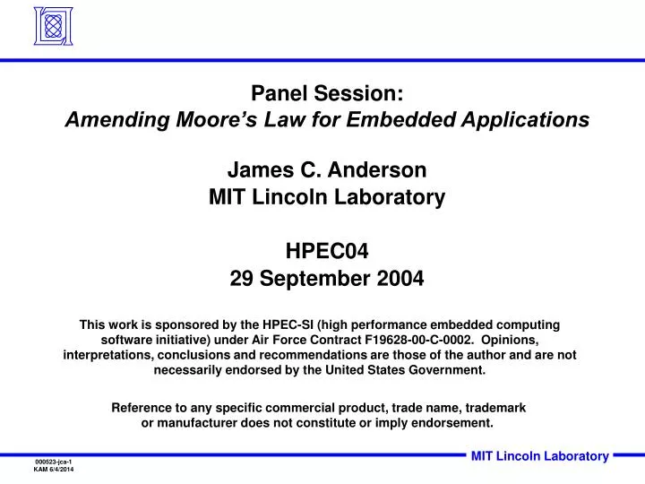 panel session amending moore s law for embedded applications