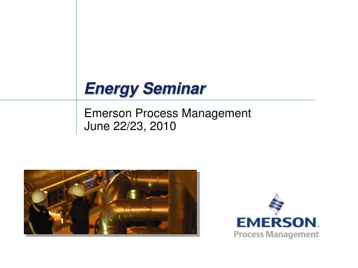energy seminar