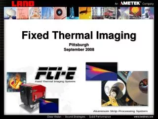 Fixed Thermal Imaging