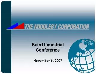 The Middleby Corporation