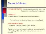 Financial Ratios - slide 1