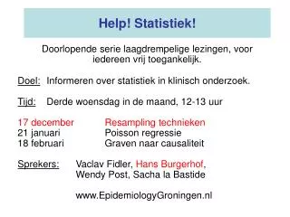 help statistiek