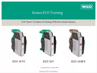 Stratos ECO Training