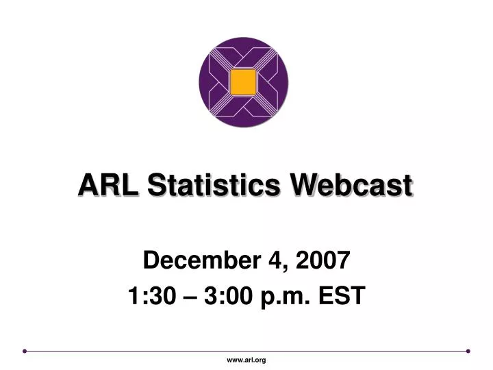 arl statistics webcast