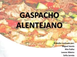 Gaspacho Alentejano