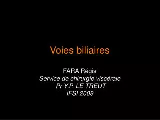 voies biliaires