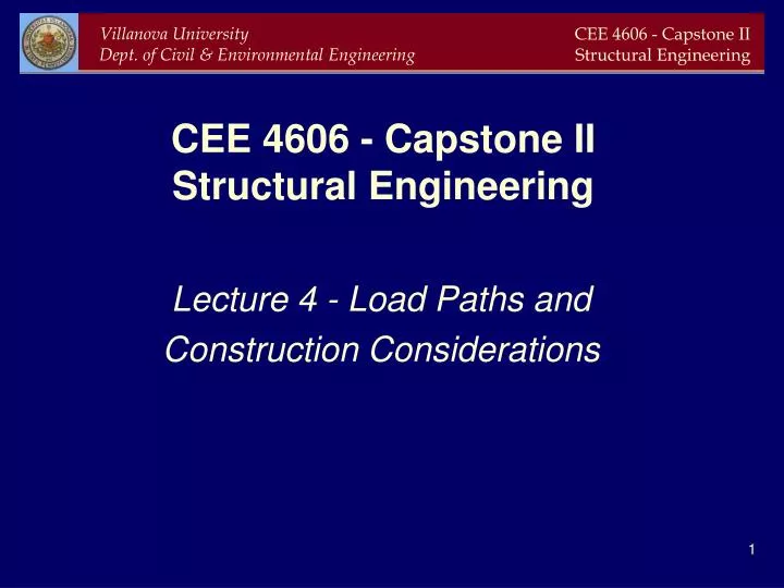 cee 4606 capstone ii structural engineering