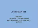 John Stuart Mill - slide 1