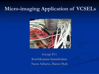 Micro-imaging Application of VCSELs