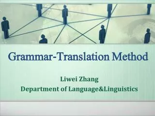 Grammar-Translation Method