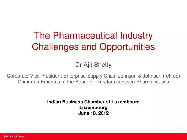the pharmaceutical industry challenges and opportunities