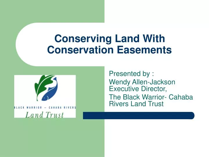 conserving land with conservation easements