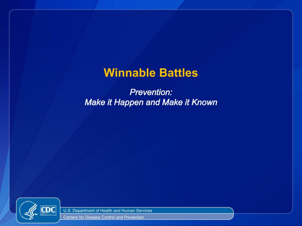 PPT - Winnable Battles PowerPoint Presentation, free download - ID:1004860