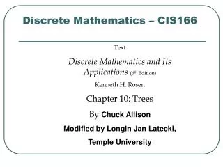 Discrete Mathematics – CIS166