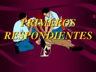 primeros respondientes