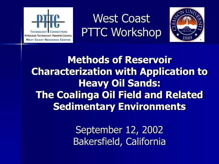 west coast pttc workshop