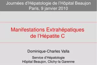manifestations extrah patiques de l h patite c