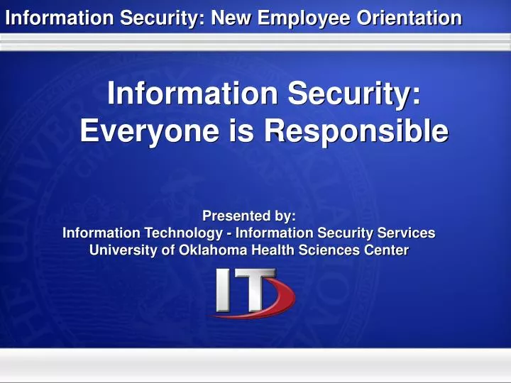 information security everyone is responsible