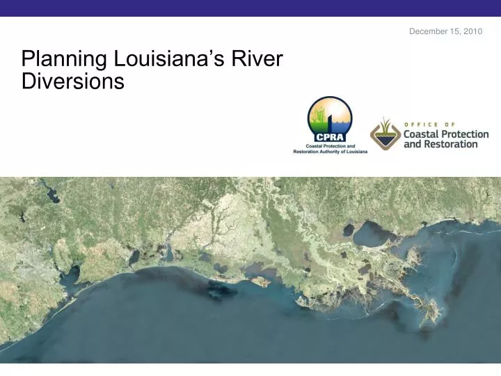 planning louisiana s river diversions
