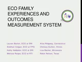 ECO Family Experiences and Outcomes Measurement System