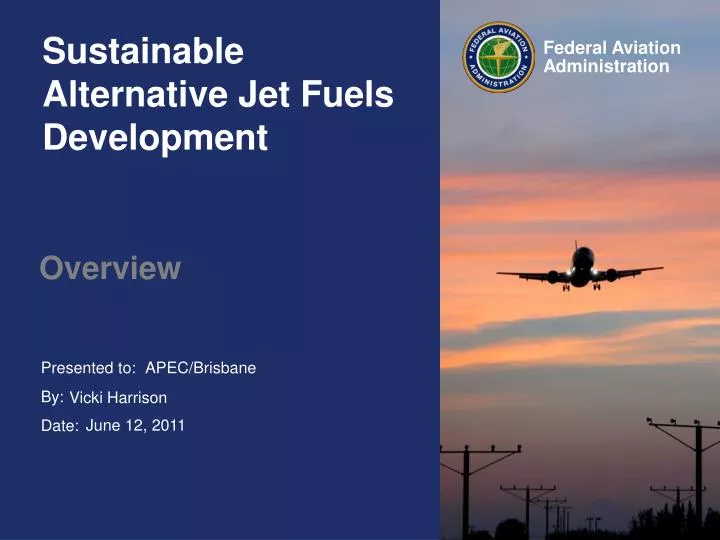 sustainable alternative jet fuels development