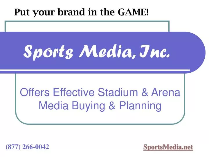 offers effective stadium arena media buying planning