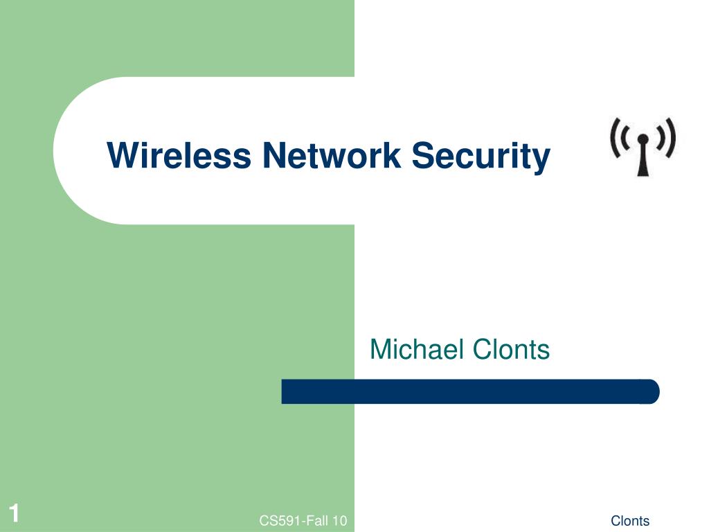 PPT - Wireless Network Security PowerPoint Presentation, free download ...