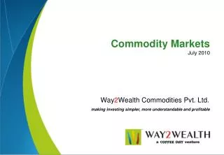 Way 2 Wealth Commodities Pvt. Ltd.