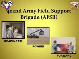 402nd Army Field Support Brigade (AFSB)
