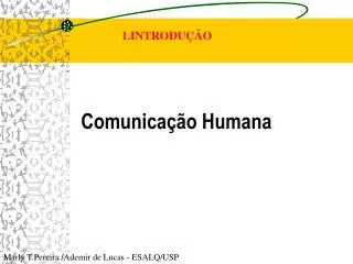 comunica o humana
