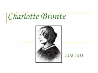 Charlotte Bronte