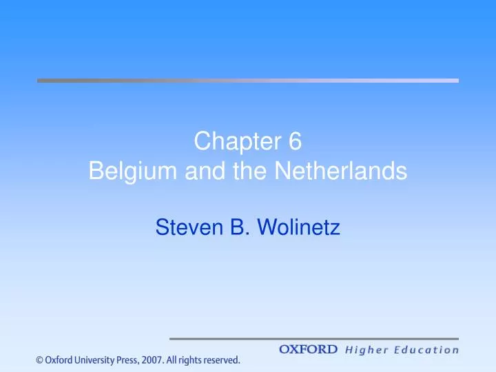 chapter 6 belgium and the netherlands