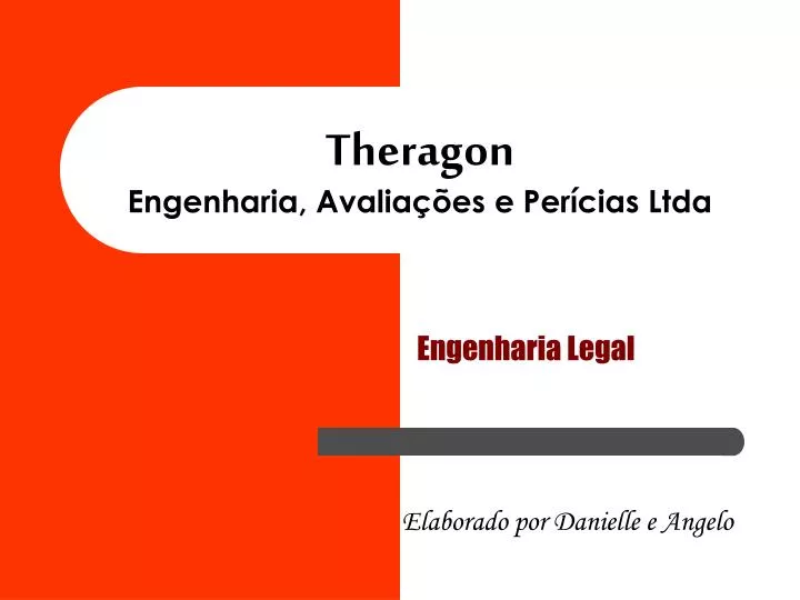 theragon engenharia avalia es e per cias ltda