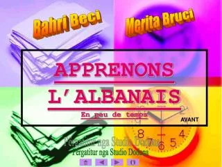 apprenons l albanais en peu de temps