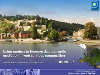 Using context to improve data semantic mediation in web services composition