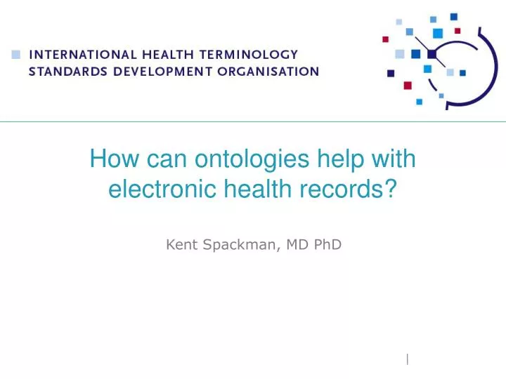 how can ontologies help with electronic health records