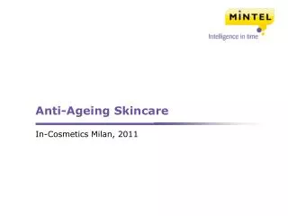 Anti-Ageing Skincare