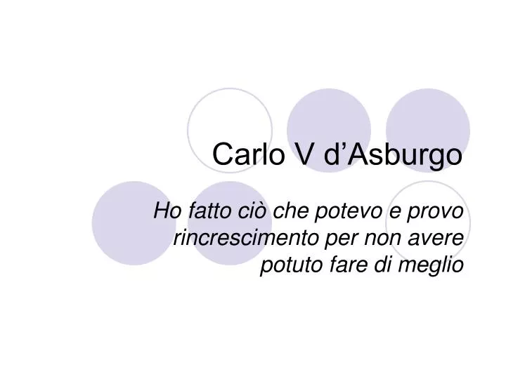 carlo v d asburgo