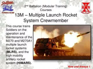 2 nd Battalion (Modular Training) Courses