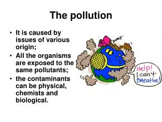 The pollution
