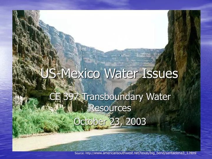 us mexico water issues