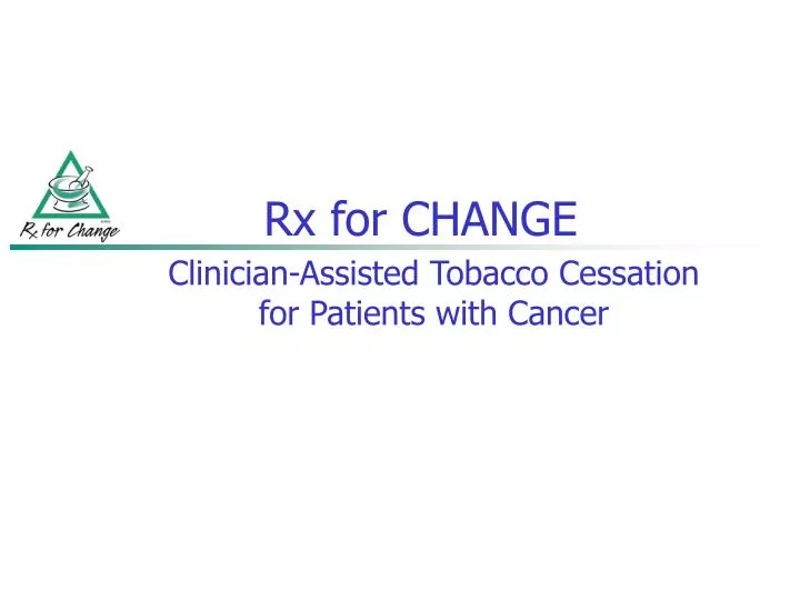 rx for change