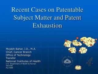 Recent Cases on Patentable Subject Matter and Patent Exhaustion