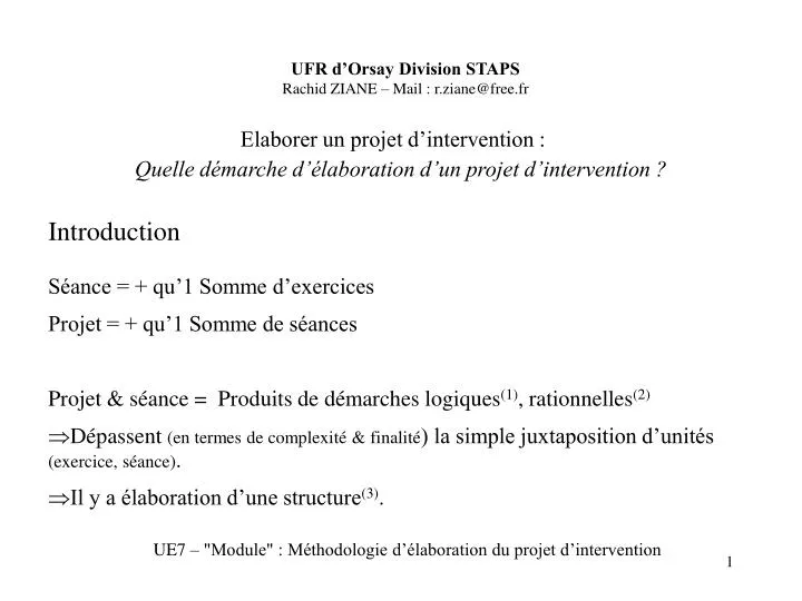 elaborer un projet d intervention quelle d marche d laboration d un projet d intervention